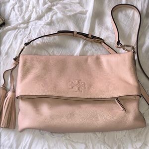 Blush Pink Tory Burch cross body bag